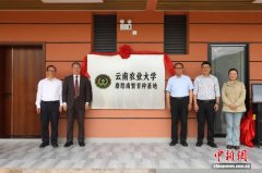 云南农业大学磨憨南繁育种基地在中老边境正式成立